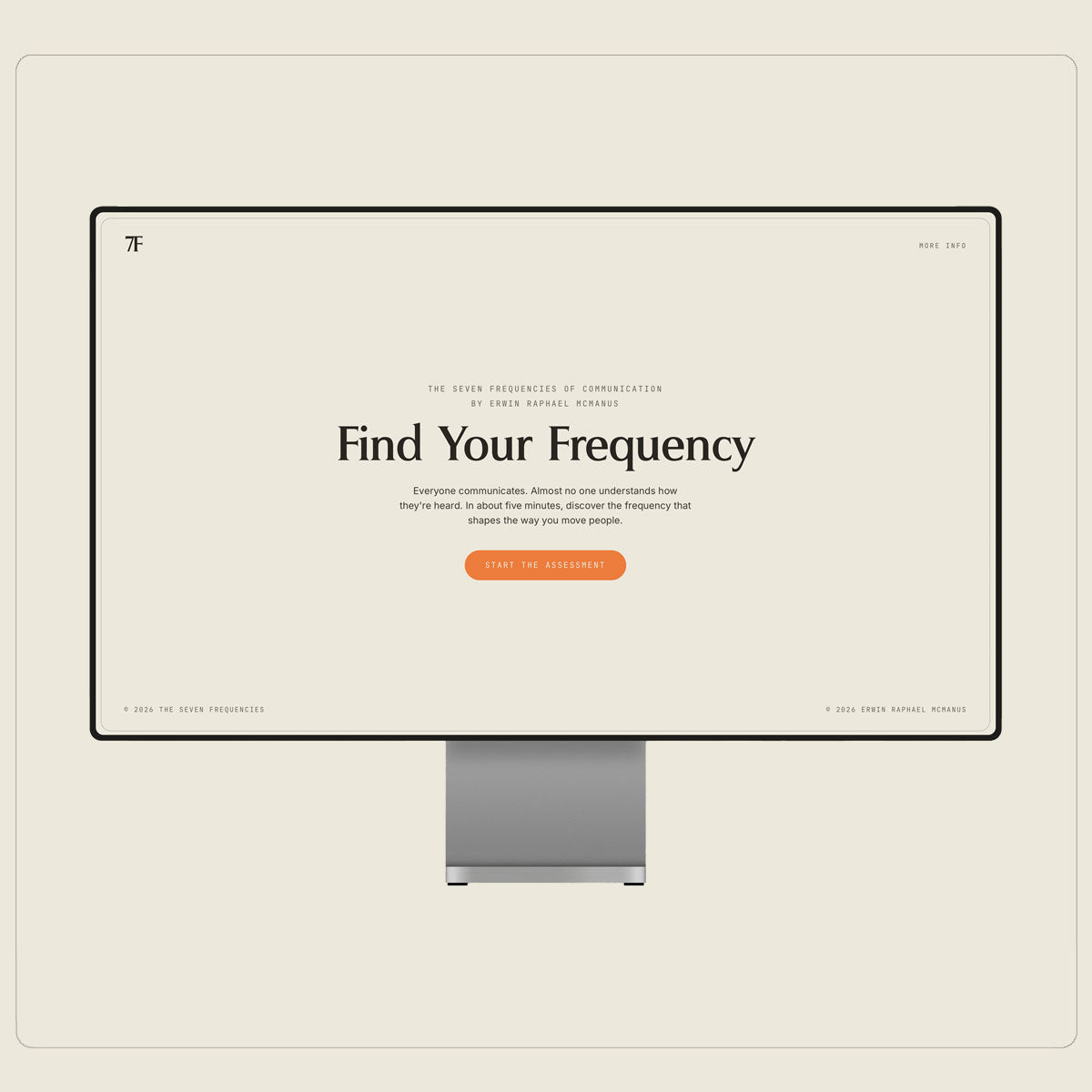 The Assessment: The Seven Frequencies of Communication (Digital)