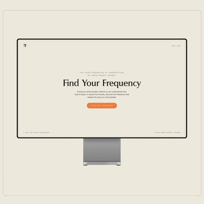 The Assessment: The Seven Frequencies of Communication (Digital)